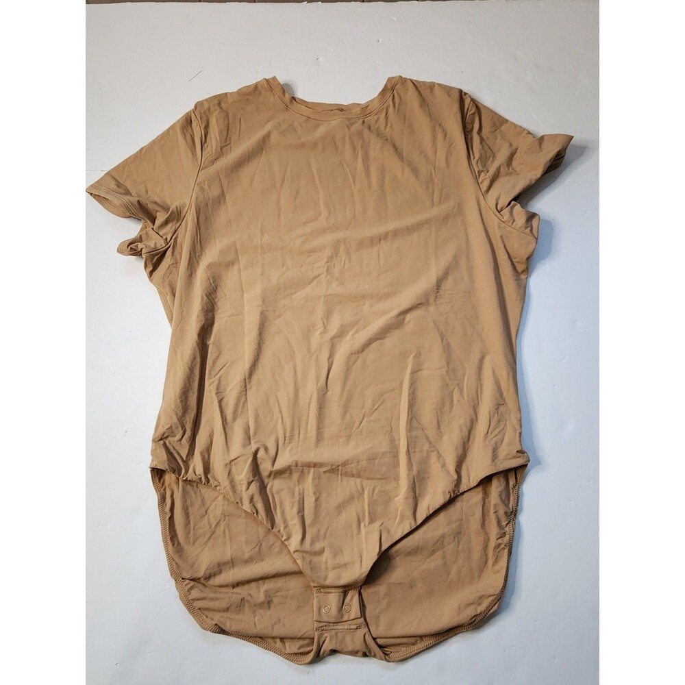 Skims Fits Everybody T-shirt Bodysuit Womens 4X Ochre